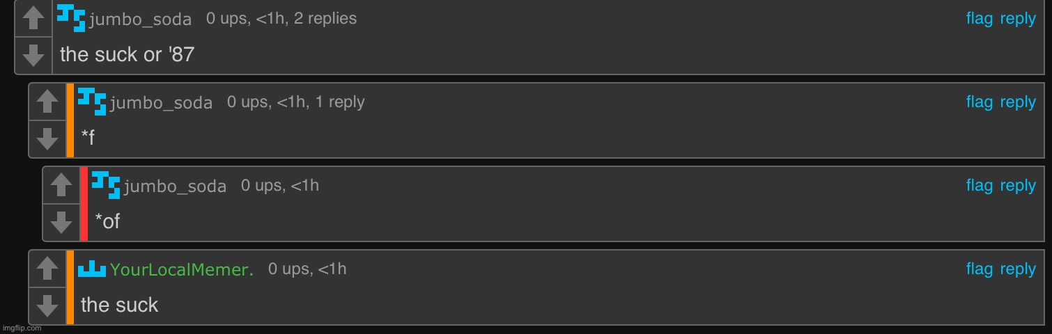 The suck | made w/ Imgflip meme maker