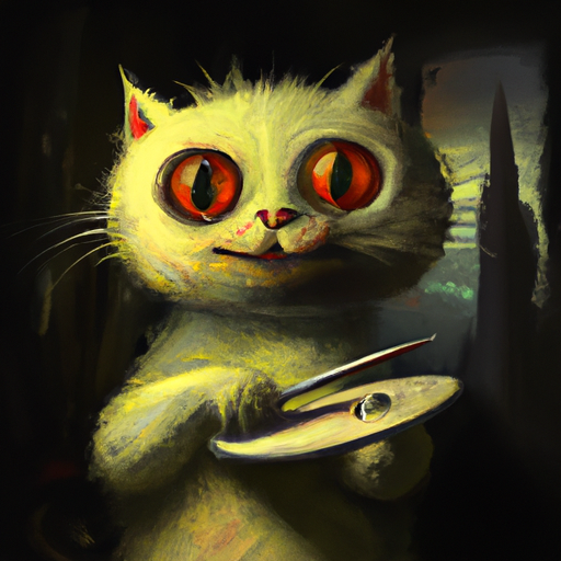 High Quality cat with knife Blank Meme Template