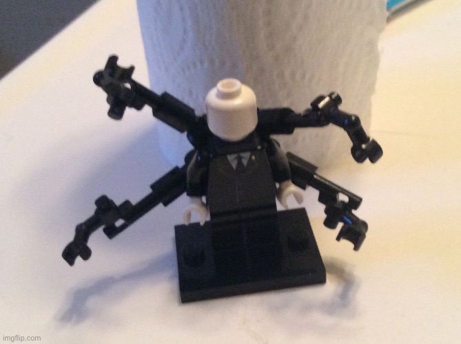 I made a slender man LEGO figure | image tagged in lego,slenderman | made w/ Imgflip meme maker