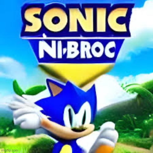 Sonic boxart (ai) | image tagged in sonic the hedgehog | made w/ Imgflip meme maker
