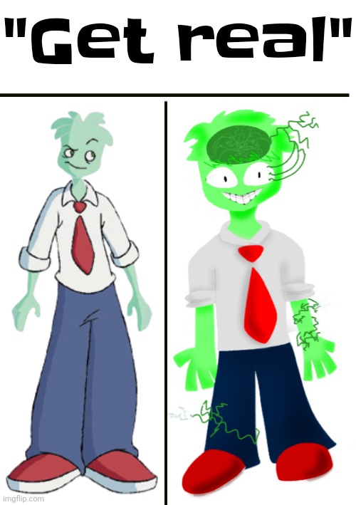 "Get real" | "Get real" | image tagged in spryman,hyperrealistic spryman | made w/ Imgflip meme maker