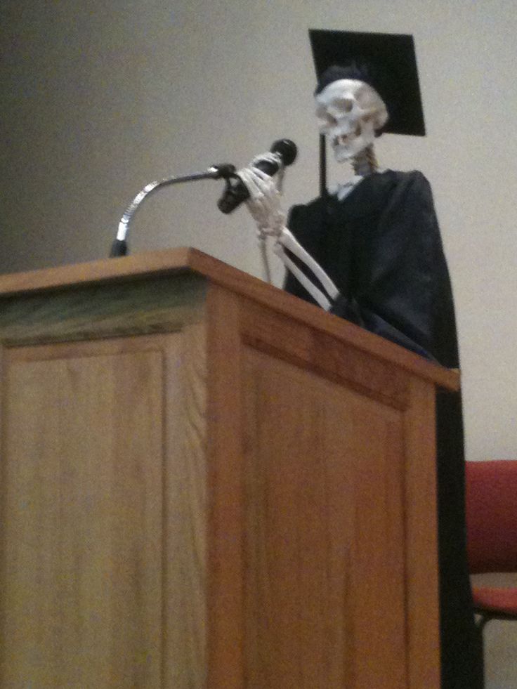 Graduation skeleton Blank Meme Template