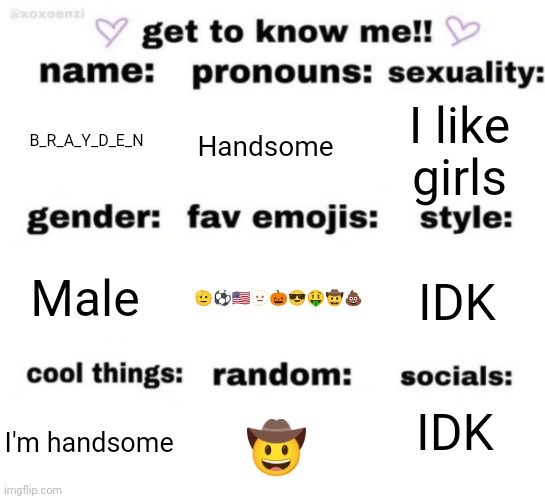 High Quality get to know me but better Blank Meme Template