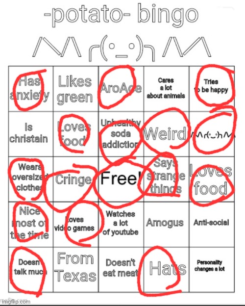 I'm not like other girls. I'm even worse. | image tagged in -potato- bingo | made w/ Imgflip meme maker