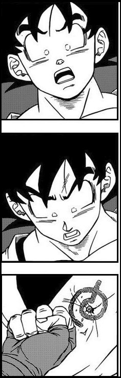 Goku (Mah haert) Blank Meme Template