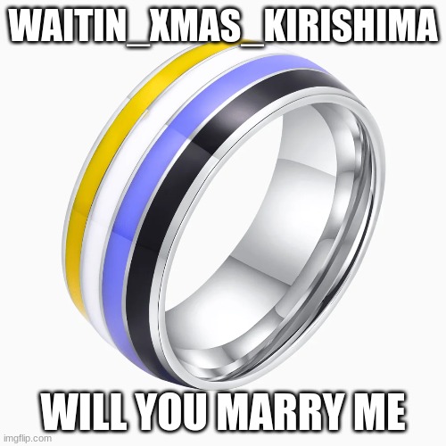 WAITIN_XMAS_KIRISHIMA; WILL YOU MARRY ME | made w/ Imgflip meme maker