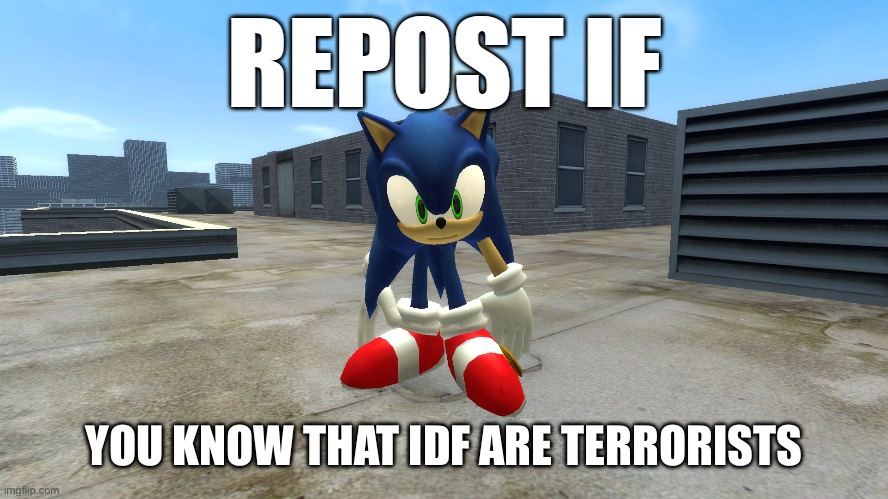 repost if | YOU KNOW THAT IDF ARE TERRORISTS | image tagged in repost if | made w/ Imgflip meme maker