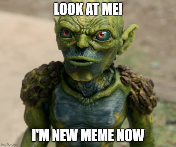 New Obliterated Meme | LOOK AT ME! I'M NEW MEME NOW | image tagged in obliterated gremlin | made w/ Imgflip meme maker