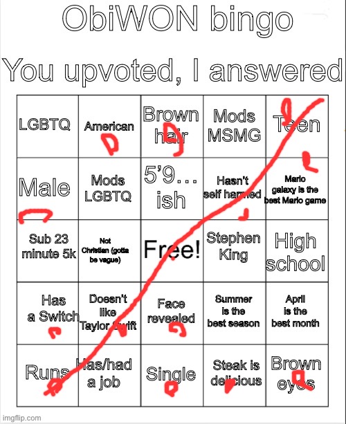 ObiWON bingo | image tagged in obiwon bingo | made w/ Imgflip meme maker