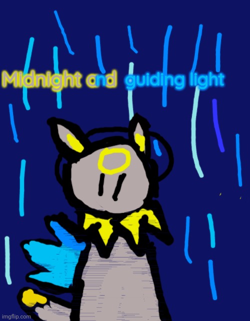 Midnight and guiding light (first drawing I made any requests for more duos to draw?) | Midnight a d; n    guiding light | image tagged in doors,eeveelutions squad,midnight,guiding light | made w/ Imgflip meme maker