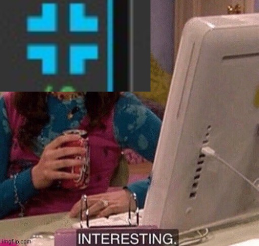 Made this for Corpse | image tagged in icarly interesting | made w/ Imgflip meme maker