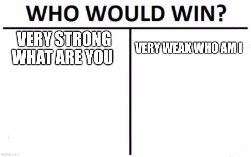 Who Would Win? Meme - Imgflip