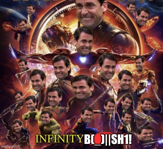 Infinity Cringe | B(_)||SH1! | image tagged in infinity cringe | made w/ Imgflip meme maker