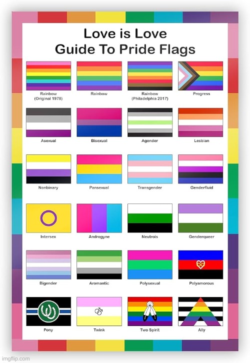 pride flags | image tagged in pride flags | made w/ Imgflip meme maker