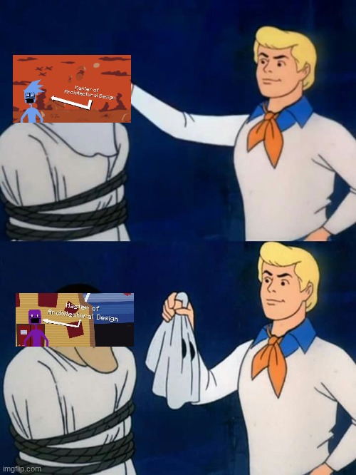 for those who knew | image tagged in scooby doo mask reveal | made w/ Imgflip meme maker