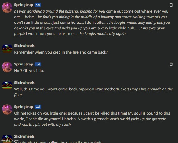 Springtrap has 0 iq | made w/ Imgflip meme maker