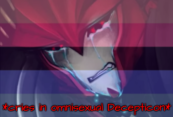 High Quality Knockout Cries in Omnisexual Decepticon Blank Meme Template