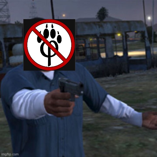 Franklin pointing a gun | image tagged in franklin pointing a gun | made w/ Imgflip meme maker