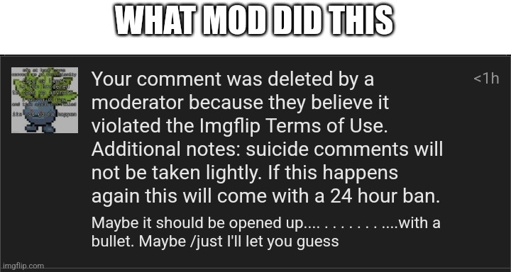 WHAT MOD DID THIS | made w/ Imgflip meme maker