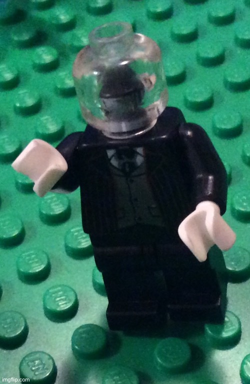 I made a Invisible man LEGO figure! | image tagged in the invisible man,lego | made w/ Imgflip meme maker
