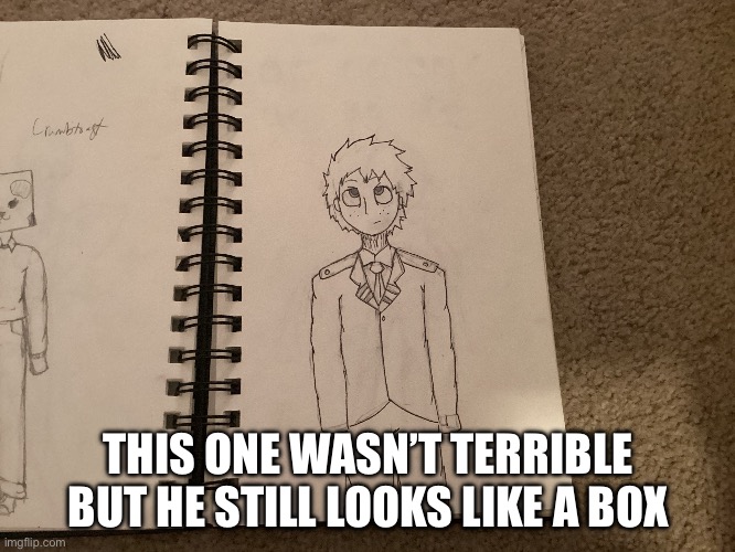 THIS ONE WASN’T TERRIBLE BUT HE STILL LOOKS LIKE A BOX | made w/ Imgflip meme maker