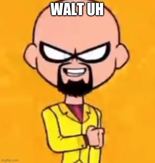 Ah helm gnaw robin broke bad | WALT UH | image tagged in walter white robin | made w/ Imgflip meme maker