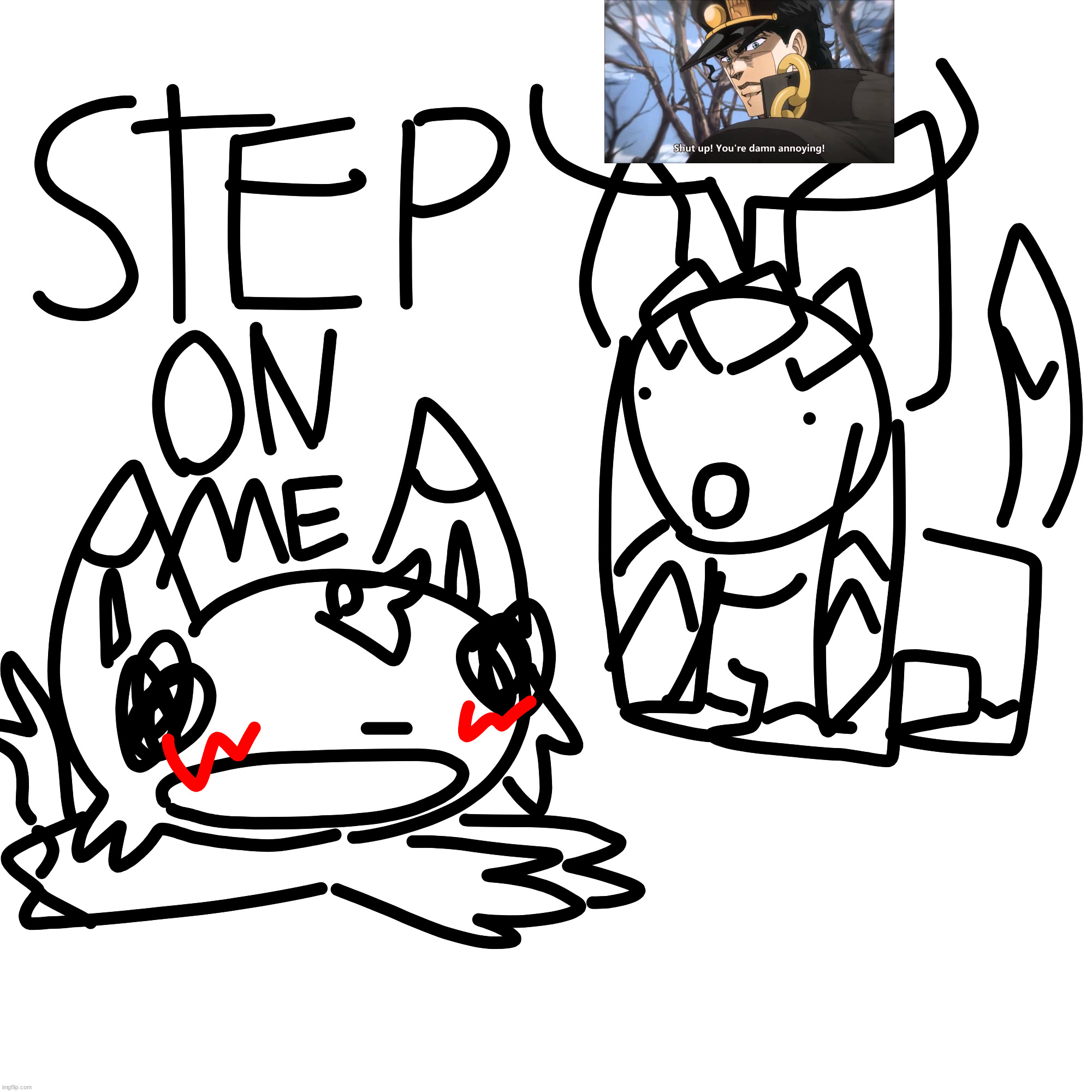 @darco can u shut up about femboys for 2 minutes | made w/ Imgflip meme maker