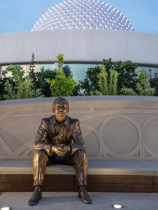 High Quality Walt Disney Statue Epcot Blank Meme Template