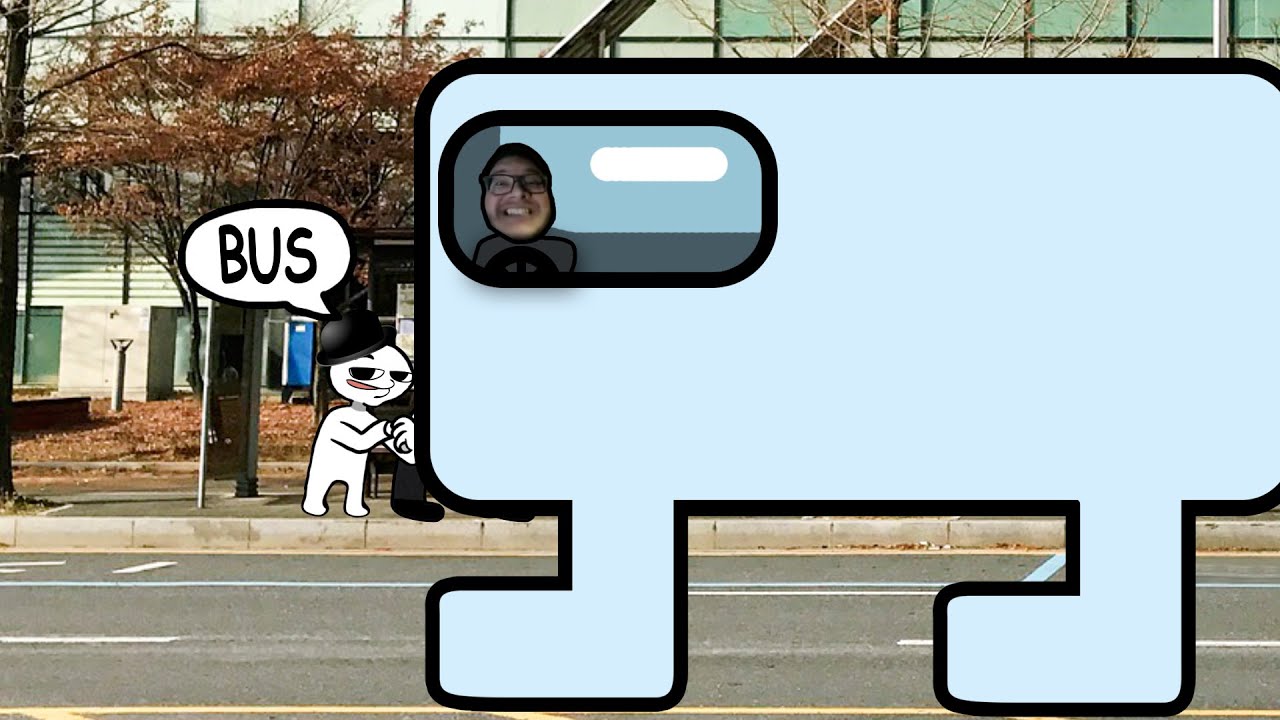 Amogus bus Blank Meme Template