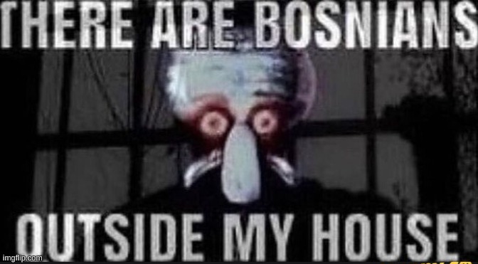 There are bosnians outside my house | image tagged in there are bosnians outside my house | made w/ Imgflip meme maker