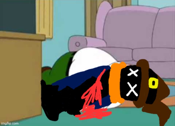 Dead Peter Griffin | image tagged in dead peter griffin | made w/ Imgflip meme maker