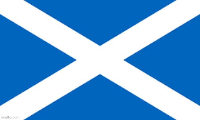 All Scottish users | image tagged in scottish flag | made w/ Imgflip meme maker