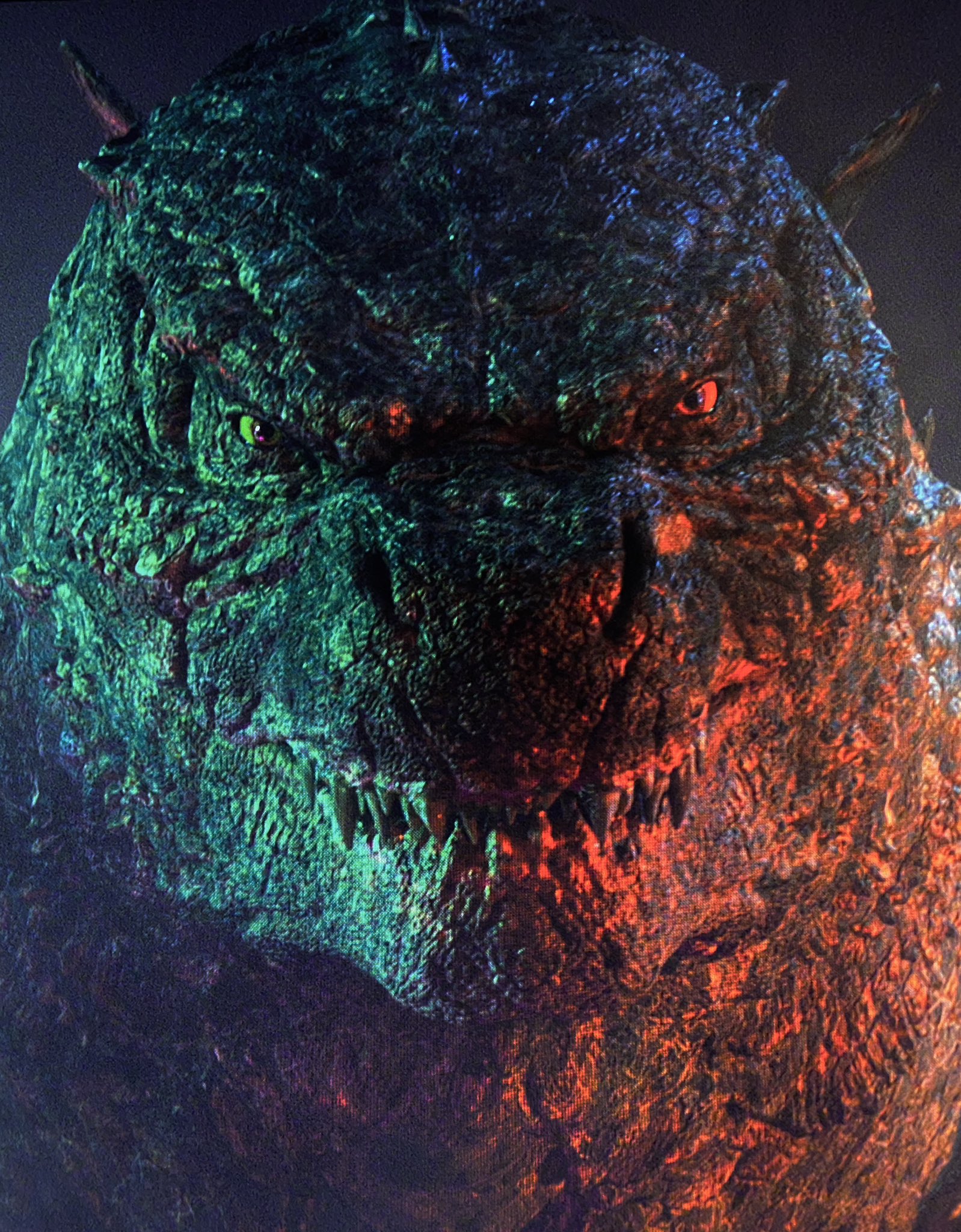 Godzillas face Blank Meme Template