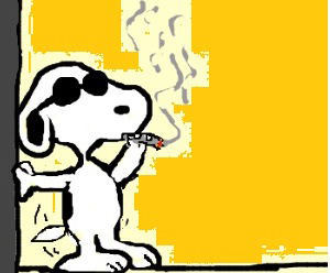 High Quality Snoopy Smoke Blank Meme Template
