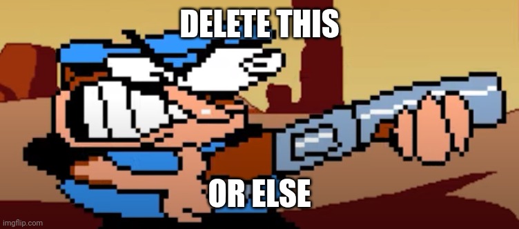 peppy no | DELETE THIS OR ELSE | image tagged in peppy no | made w/ Imgflip meme maker