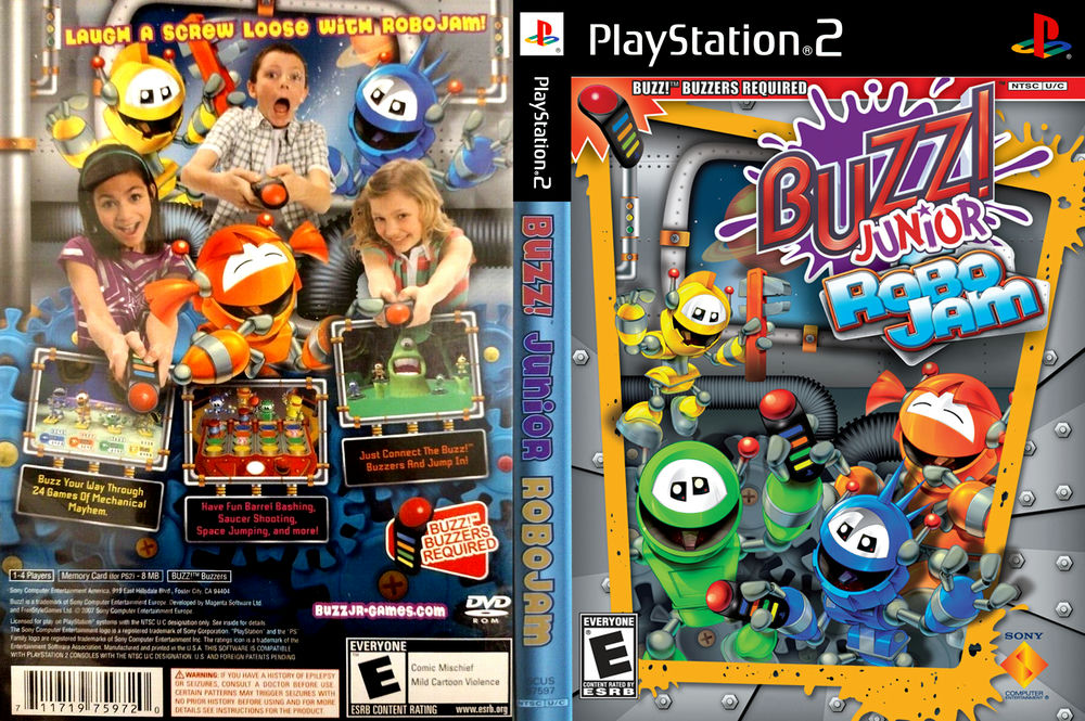 Buzz junior robo jam American boxart Blank Meme Template