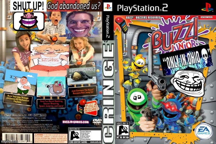 Buzz junior robo jam in ohio! | image tagged in ps2,cursed image,goofy ahh,only in ohio | made w/ Imgflip meme maker