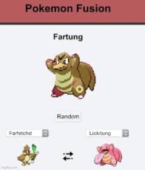 Fartung | image tagged in pokemon | made w/ Imgflip meme maker