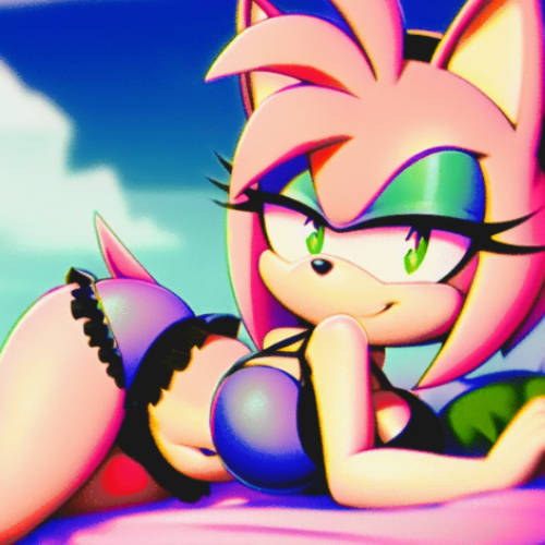 High Quality Sexy Amy Rose drawing Blank Meme Template