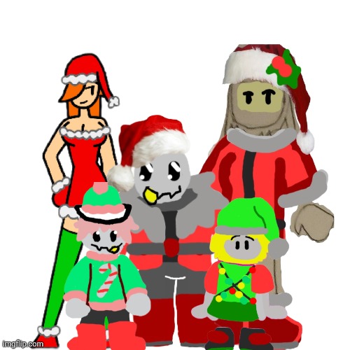 Santa Eggyheads Christmas Crew, they're here to help Eggyhead do his job as the newly-crowned Santa Claus. | made w/ Imgflip meme maker
