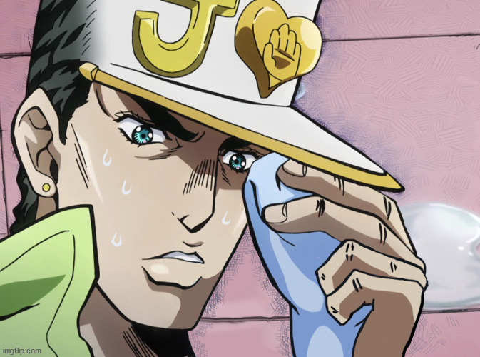 Jotaro Confused | image tagged in jotaro confused | made w/ Imgflip meme maker