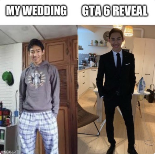 GTA 6 Reveal is far more important | image tagged in gta 6 reveal is far more important | made w/ Imgflip meme maker