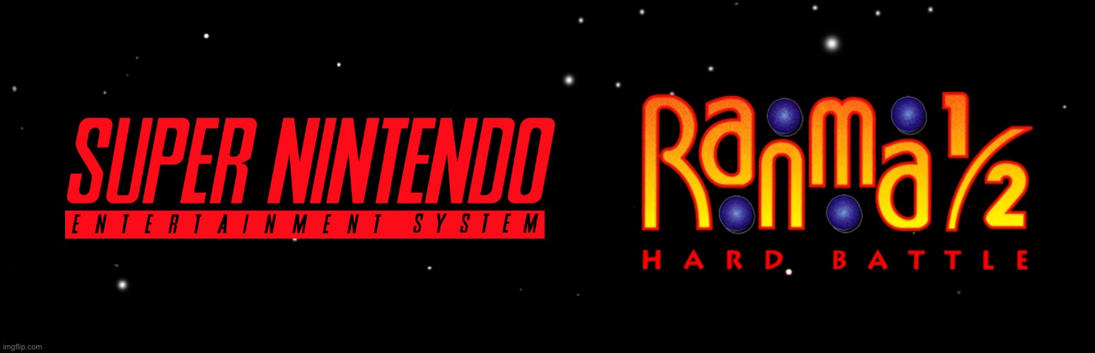 Super NES - Ranma 1/2: Hard Battle | image tagged in nintendo,video game,background,anime,manga,cartoon | made w/ Imgflip meme maker