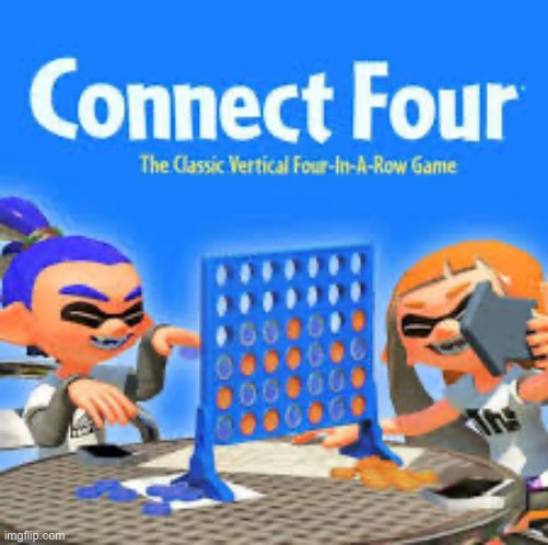 Connect four | image tagged in splatoon | made w/ Imgflip meme maker