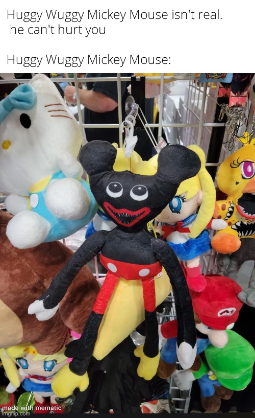 Huggy mouse | made w/ Imgflip meme maker