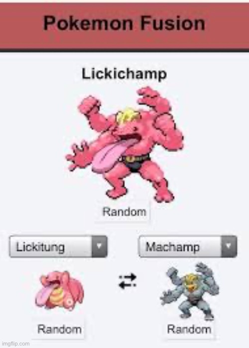 Lickichamp | image tagged in pokemon | made w/ Imgflip meme maker