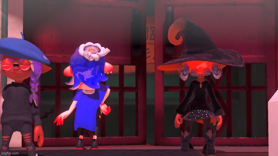 Inkmatas and Shiver are ready to fight the salmonids | made w/ Imgflip meme maker