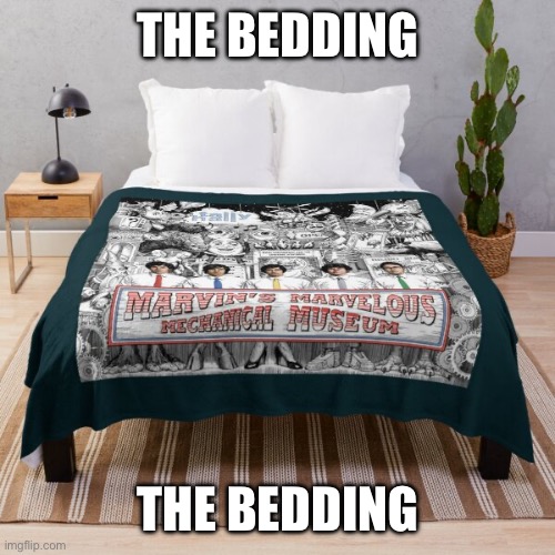 Hehehe WHY IS THERE NO TALLY HALL STREAM | THE BEDDING; THE BEDDING | image tagged in funny | made w/ Imgflip meme maker
