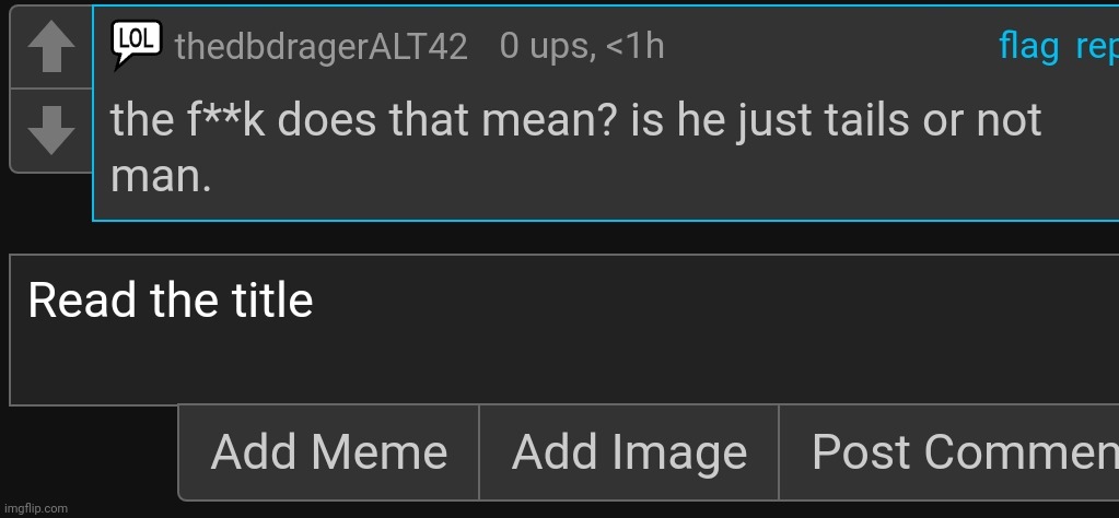 made w/ Imgflip meme maker