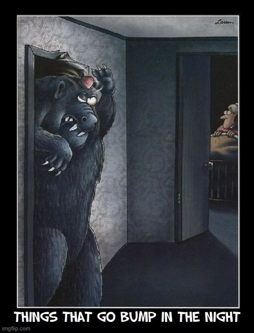 Do NOT check out noises that wake you at night | image tagged in vince vance,scary things,memes,cartoons,comics,the far side | made w/ Imgflip meme maker